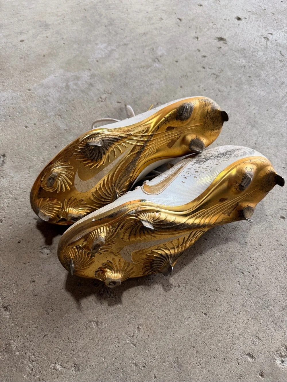 Nike Lunar Vapor Ultrafly Elite 2 Baseball White/Gold